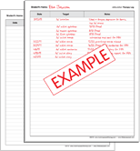 Articulation Therapy Log