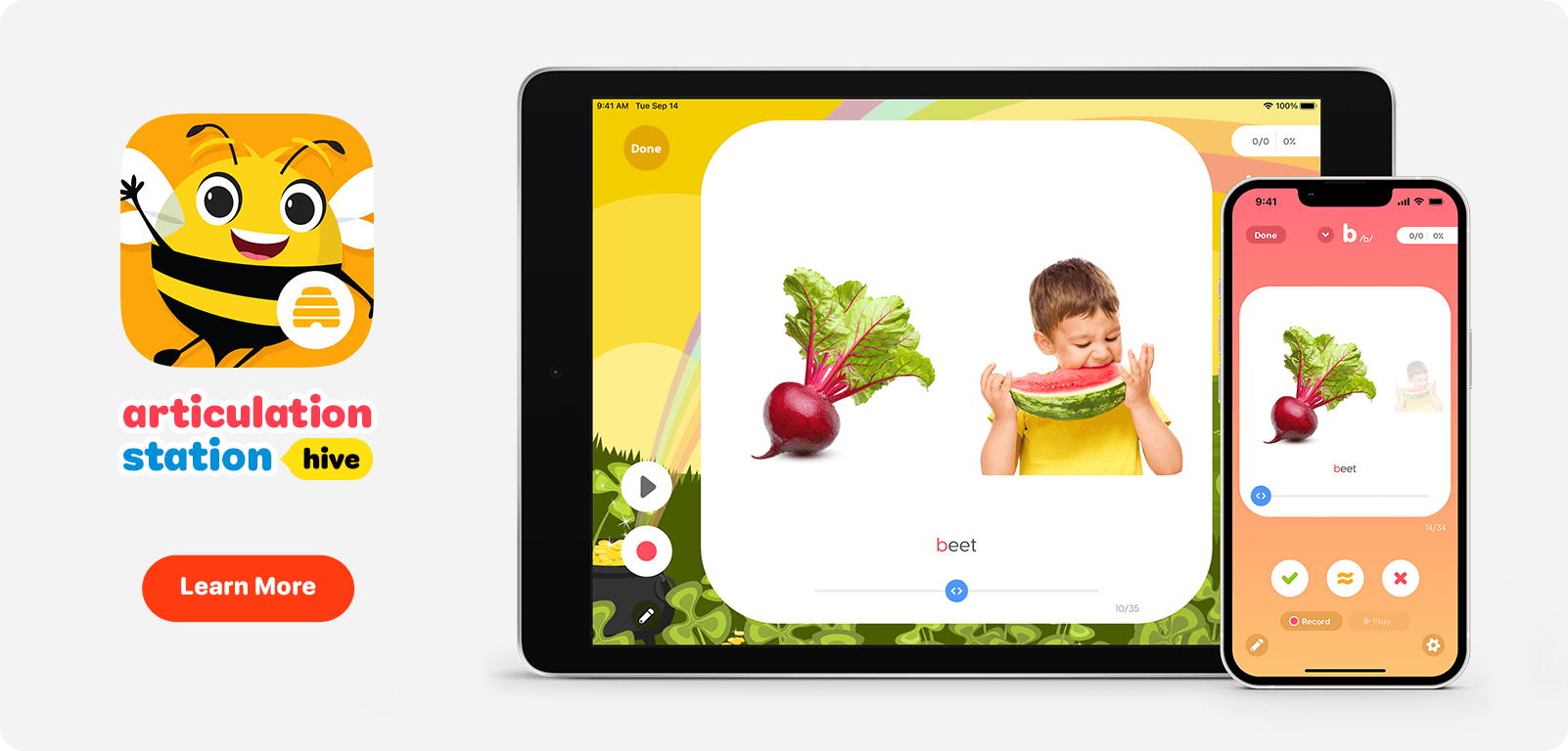 Articulation Station Hive - Comprehensive articulation practice on your iPad & iPhone
