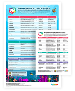 Phonological Processes Chart